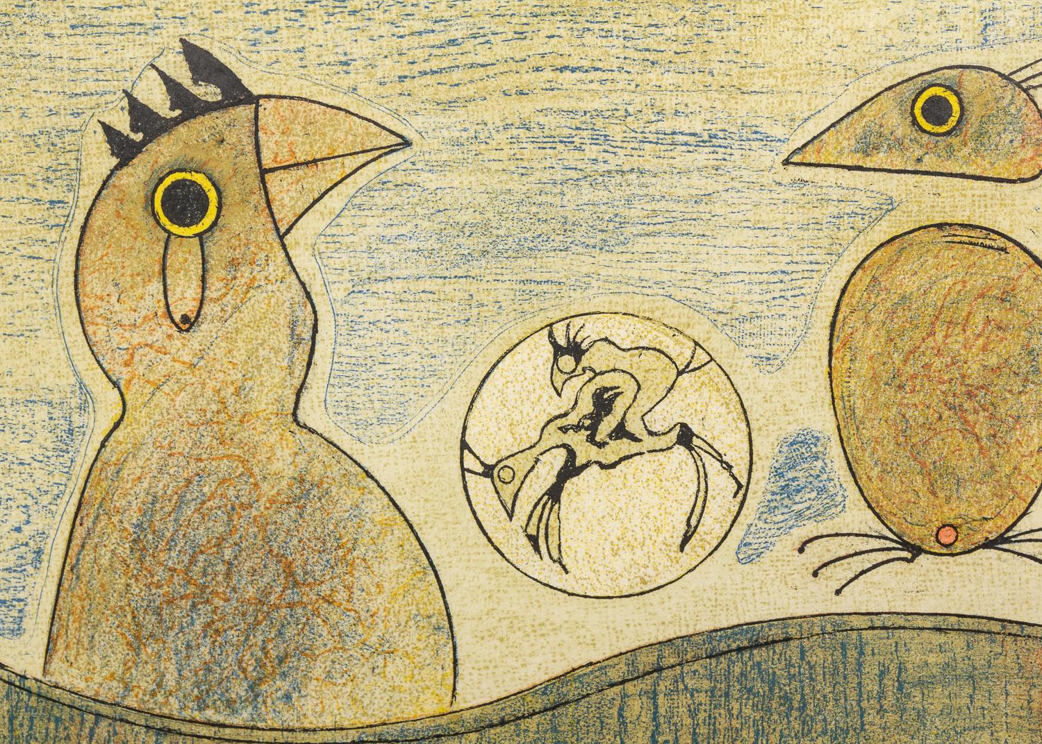 Composition with Birds