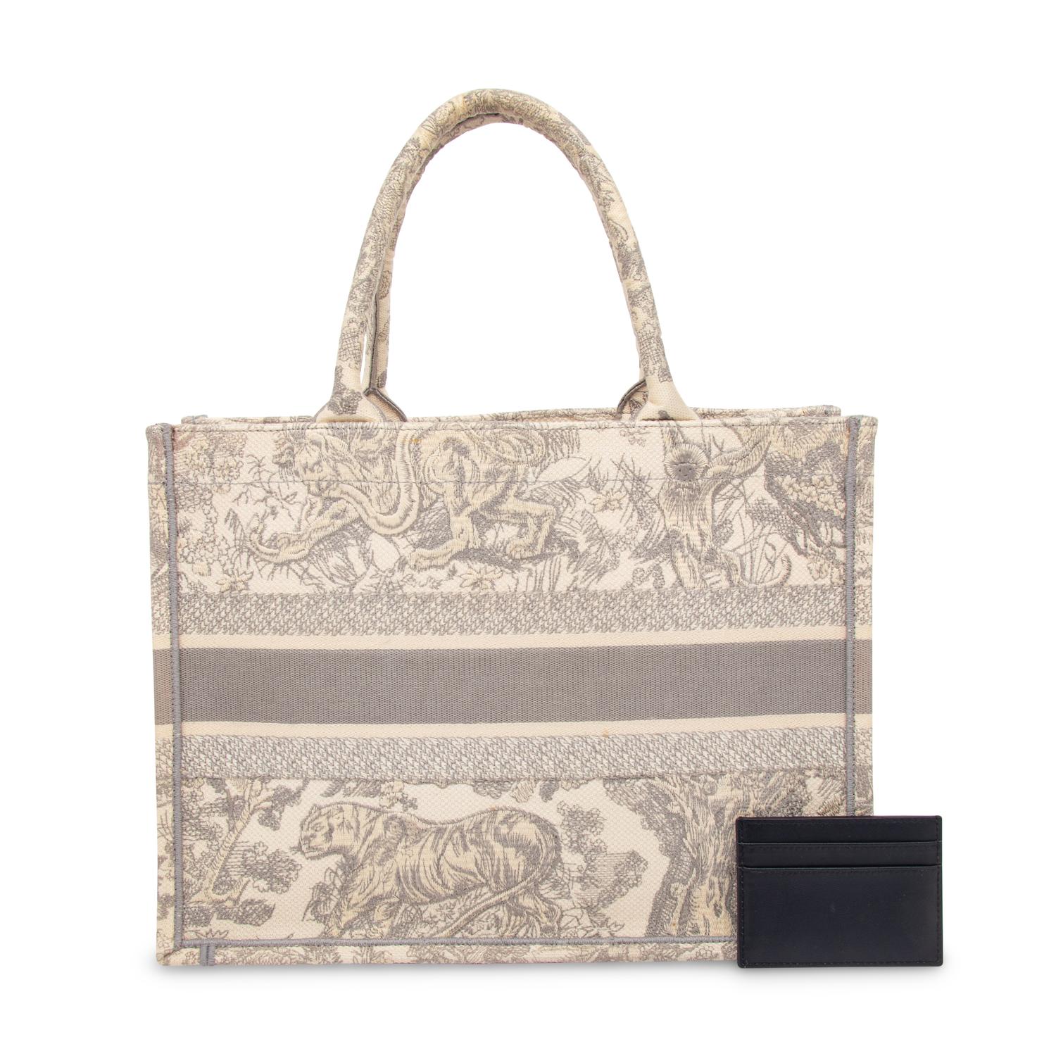 CHRISTIAN DIOR, TOILE DE JOUY BOOK TOTE & WALLET