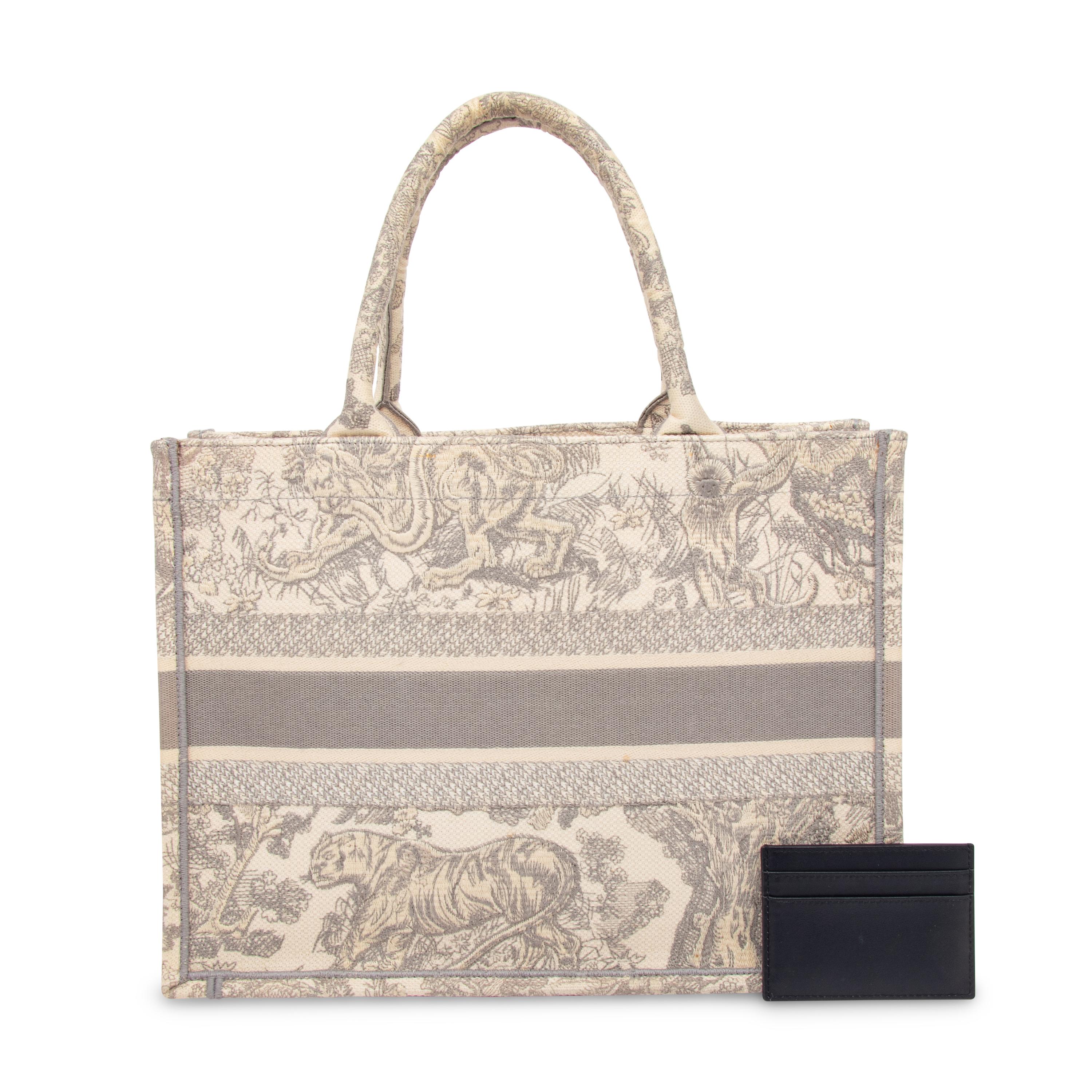 CHRISTIAN DIOR, TOILE DE JOUY BOOK TOTE & WALLET