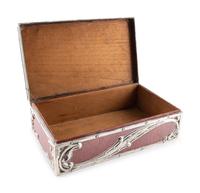 A Theodore B. Starr Silver and Mixed Metal Cigar Box