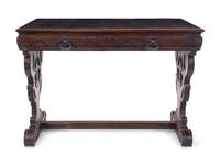 A Renaissance Revival Walnut Table