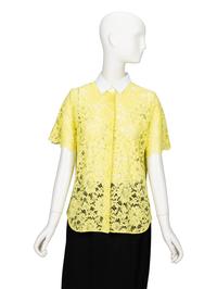 Two Italian Designer Lace Blouses