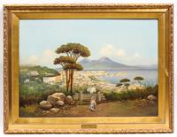 E. Lenso, (20th century), Coastal Scene