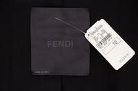 Fendi Mohair Jacket with Alligator Belt
