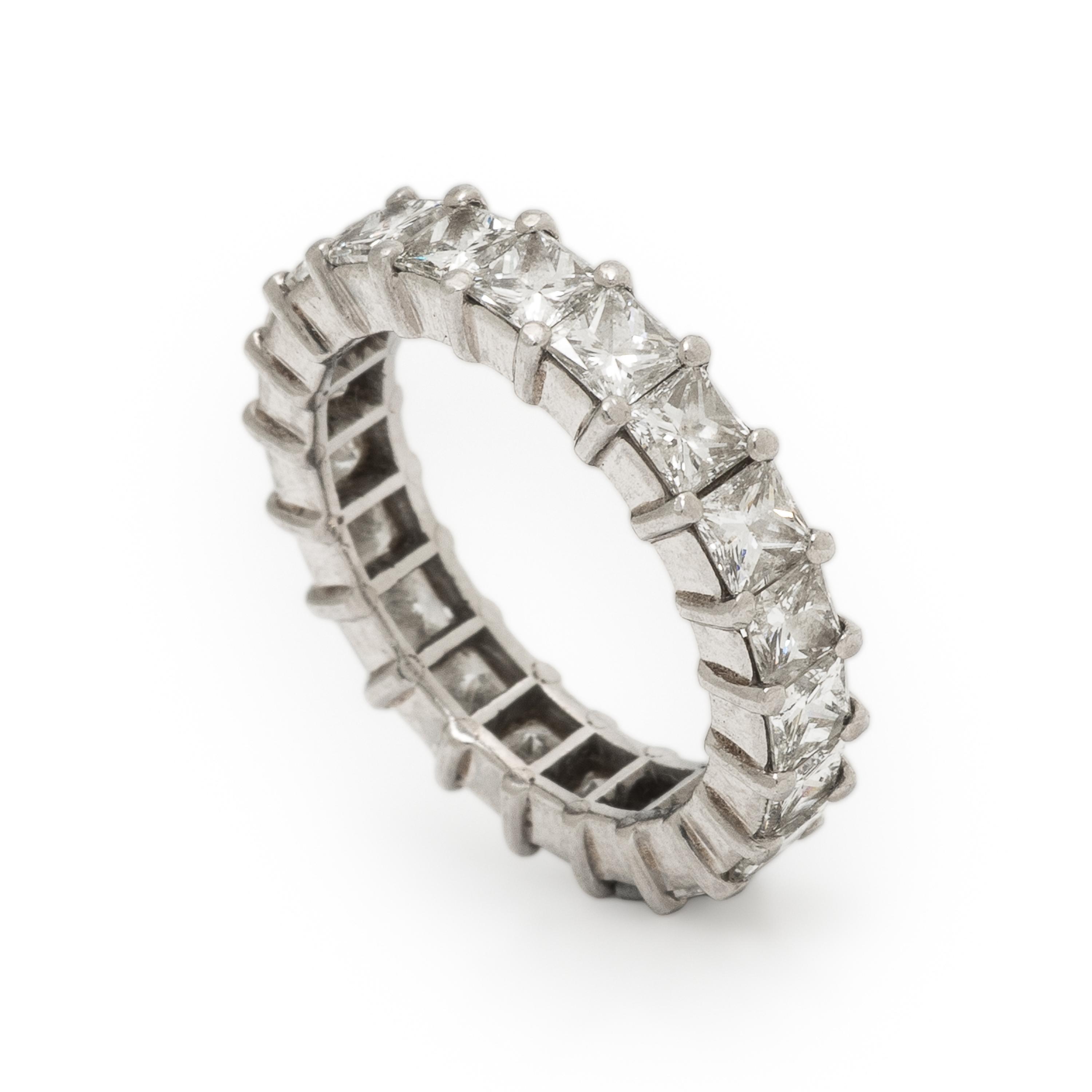 Diamond and Platinum Eternity Band