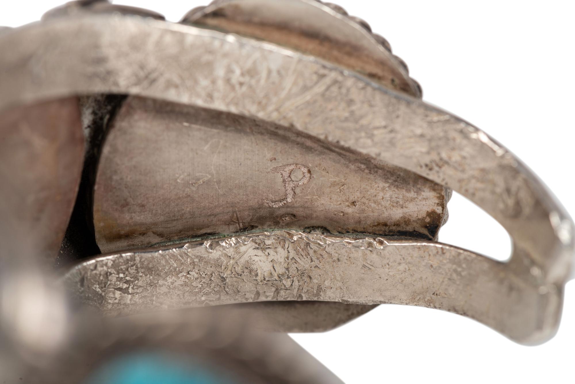 Navajo Silver and Turquoise Cuff Bracelets