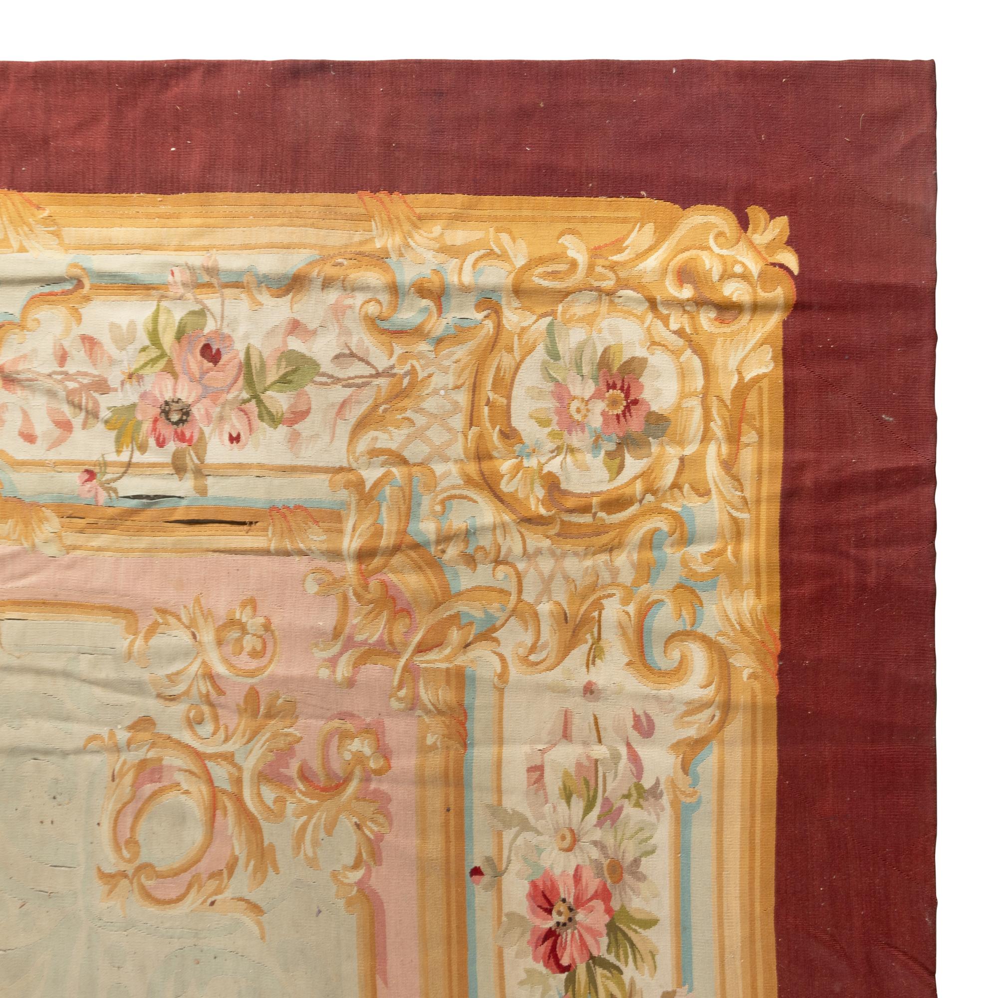 An Aubusson Style Carpet