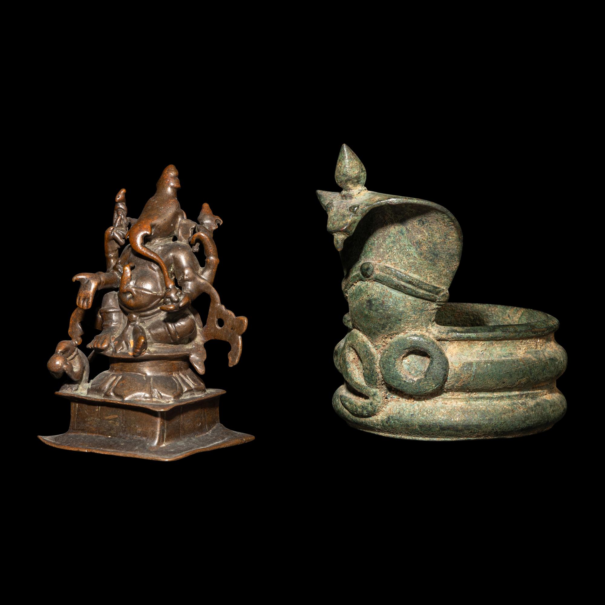 Two Asian Bronze Figures