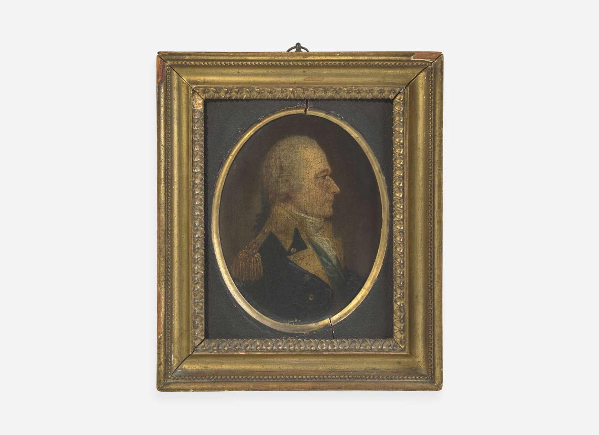 Attributed to William Joseph Weaver (English, 1759-1817), A Portrait of Alexander Hamilton in Uniform