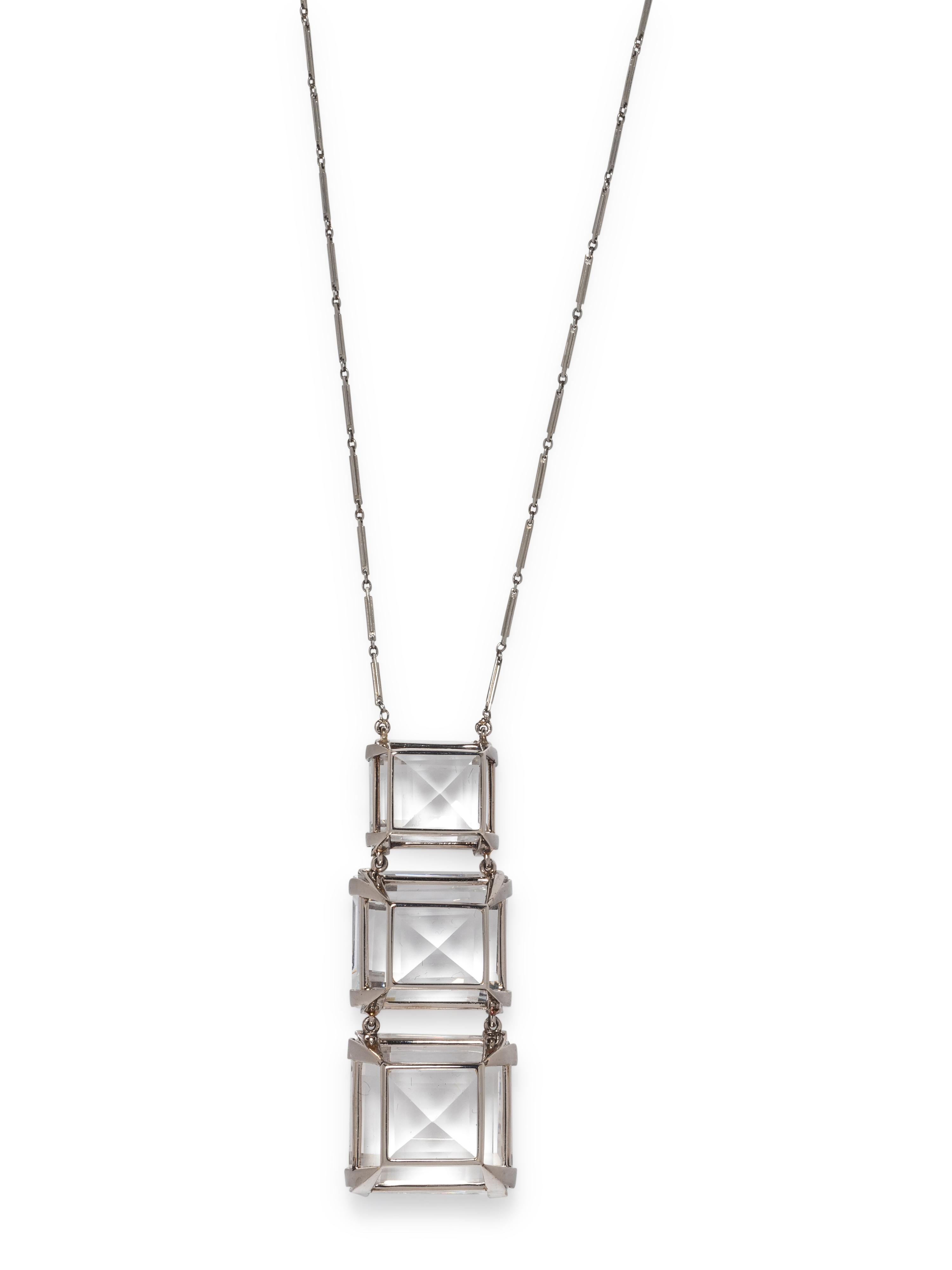 TOPAZ LAVALIER NECKLACE