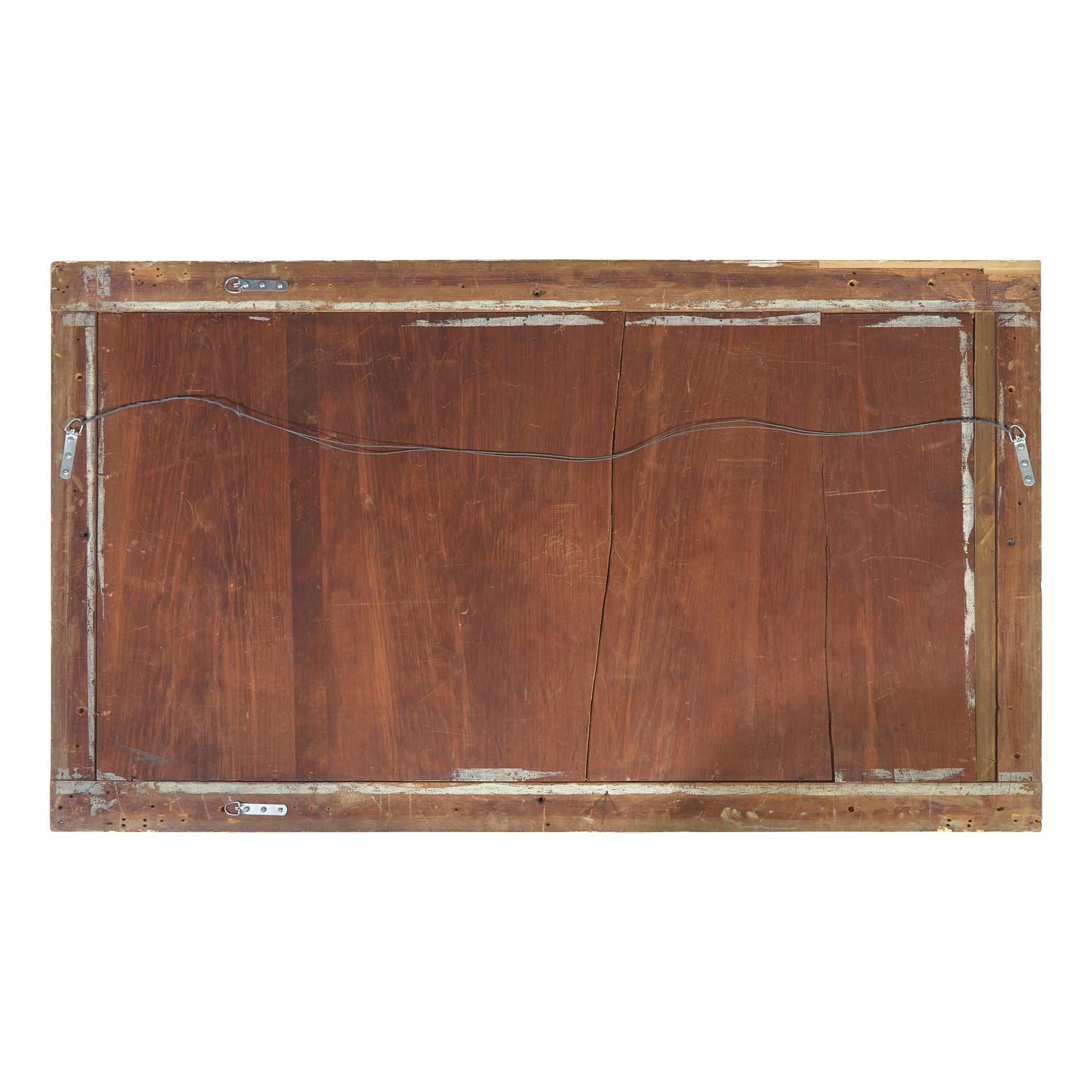 A Classical Carved and Giltwood Overmantel Mirror