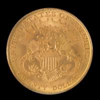 A United States 1907-D Liberty Head $20 Gold Coin