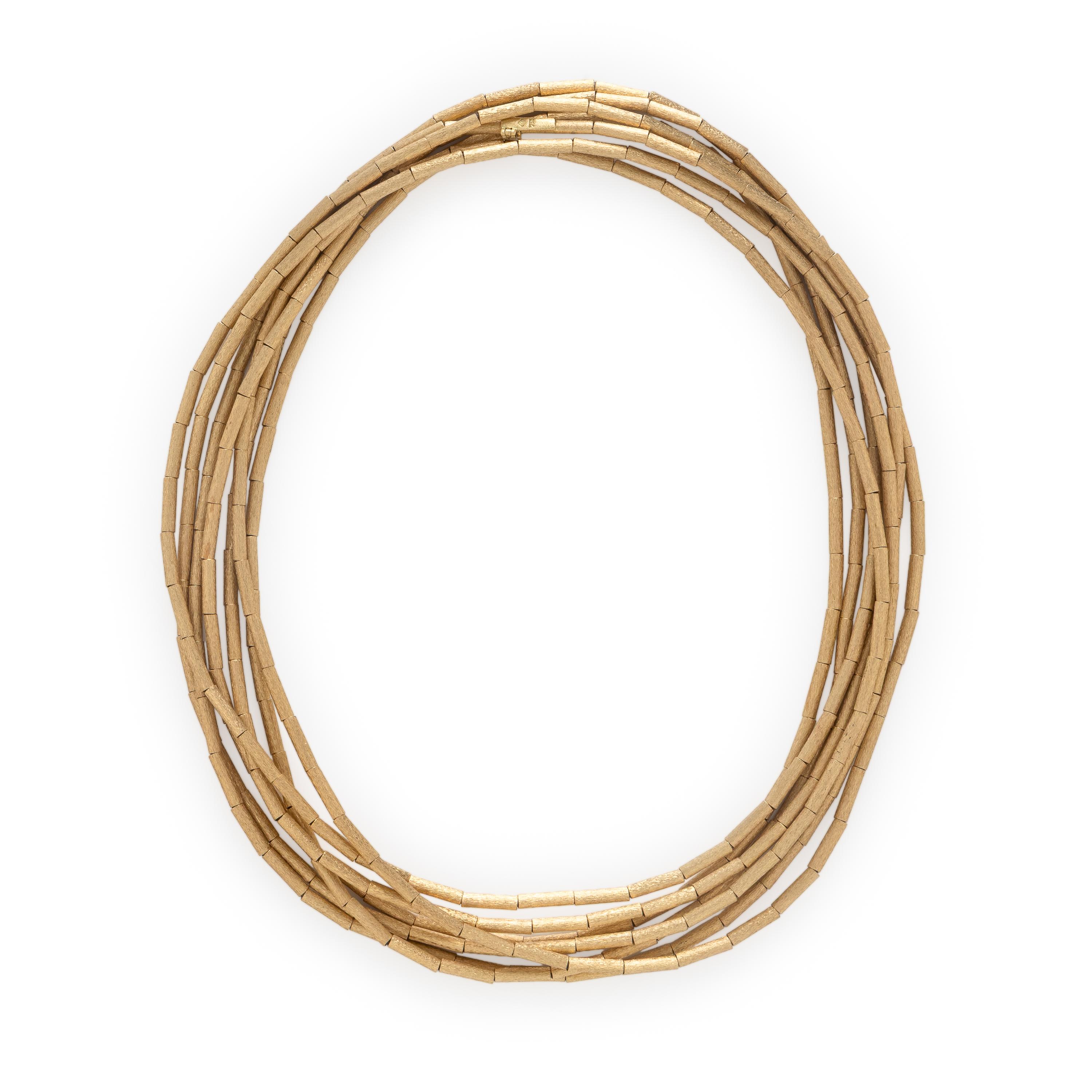 H. Stern, Brushed Yellow Gold Long Chain Necklace