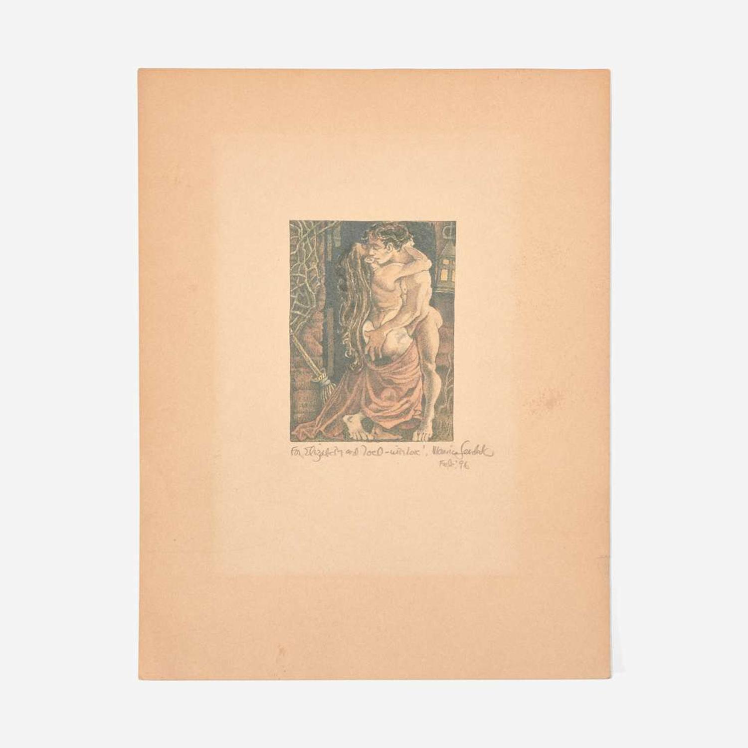 [Children's & Illustrated] Sendak, Maurice Inscribed Print