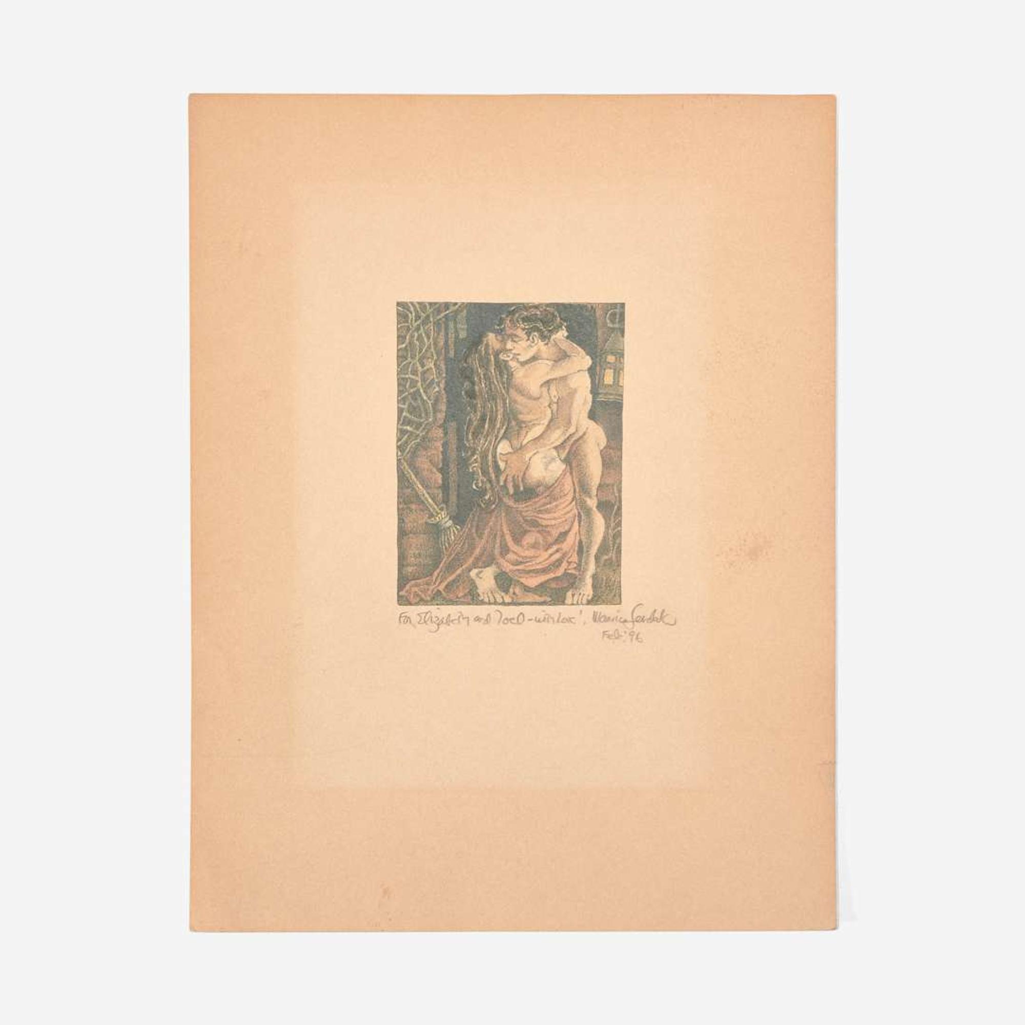 [Children's & Illustrated] Sendak, Maurice Inscribed Print