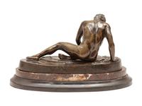 A Grand Tour Bronze Model of the Dying Gaul