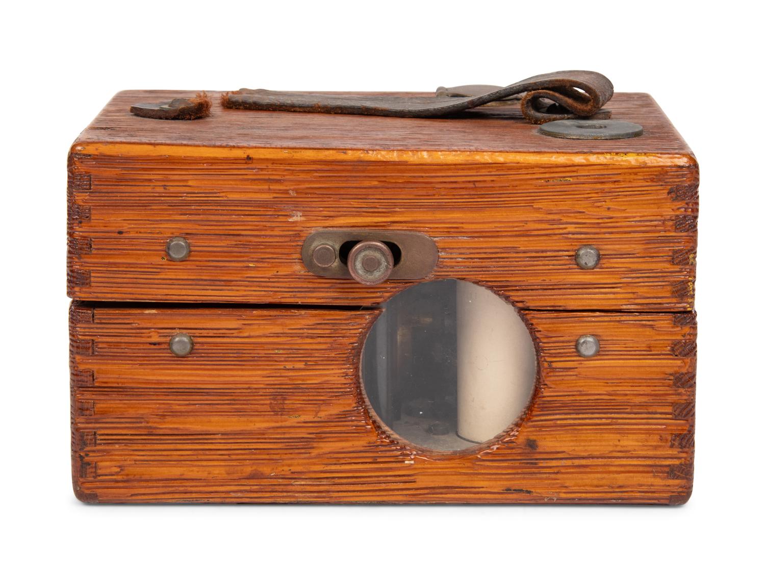 A German Oak-Cased Benzing Original Brevete Pigeon Racing Clock