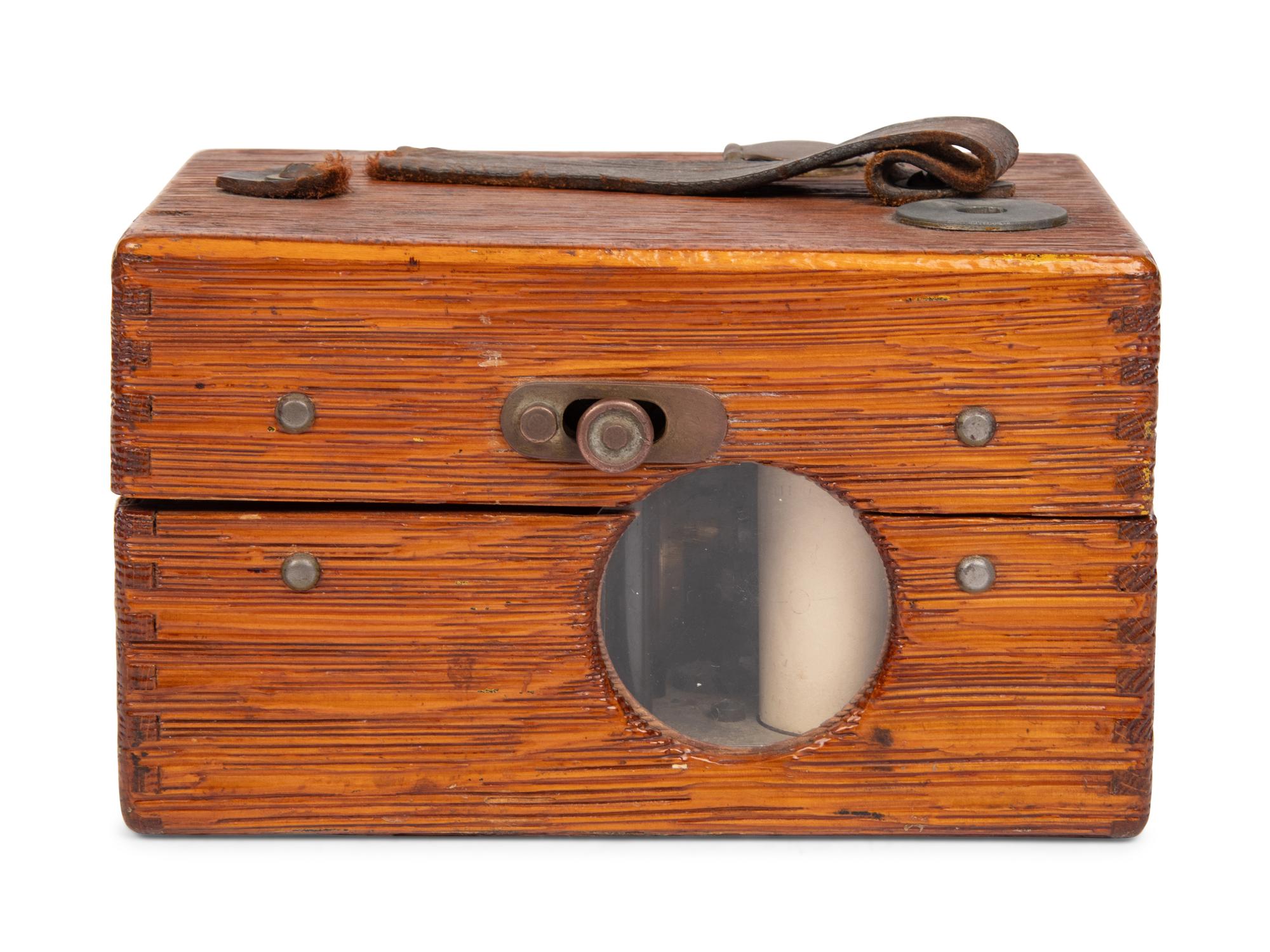 A German Oak-Cased Benzing Original Brevete Pigeon Racing Clock