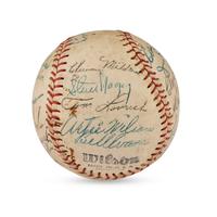 A 1953 Seattle Rainers Team Signed Autograph Baseball