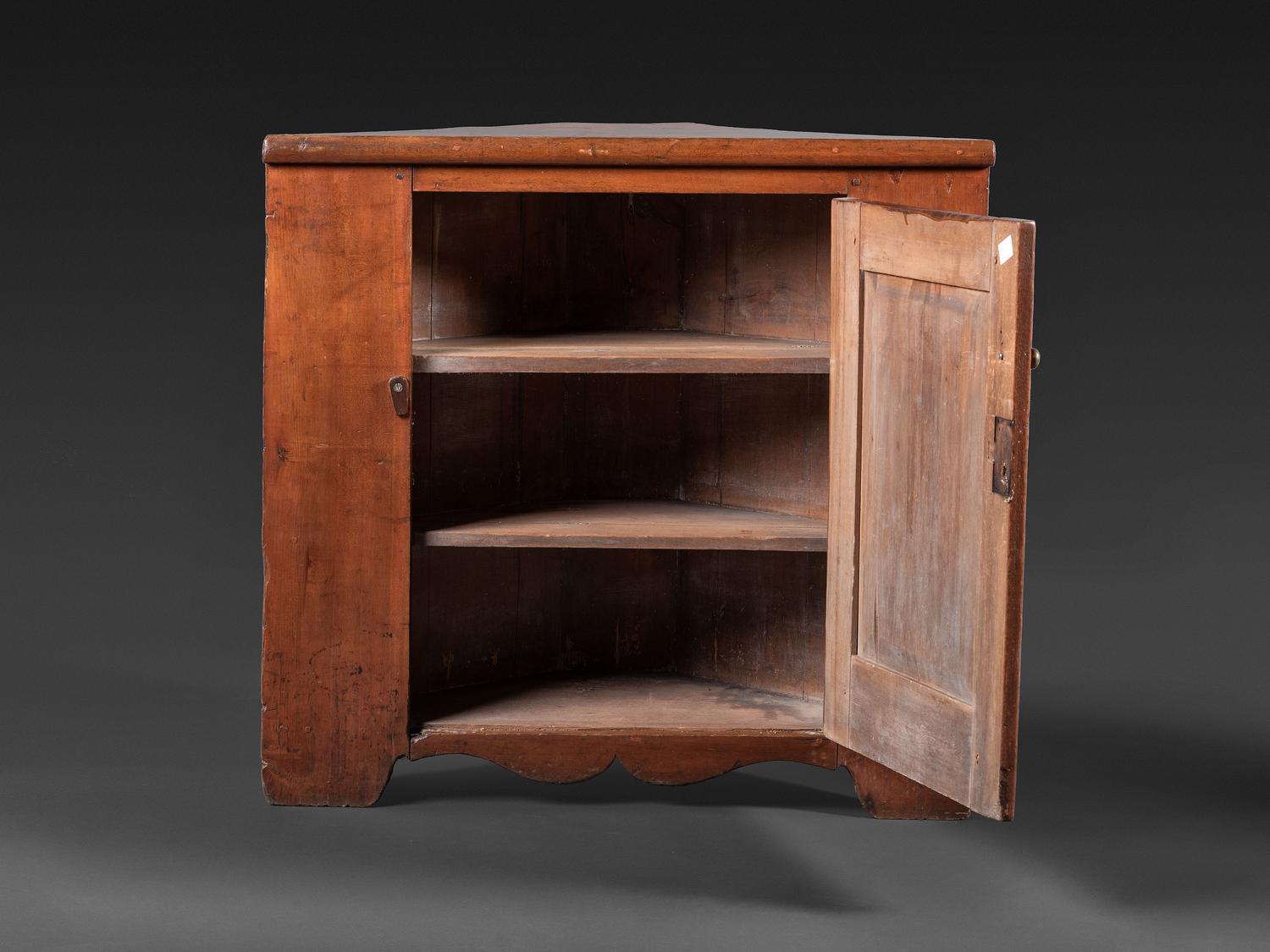 A Poplar Corner Jelly Cupboard