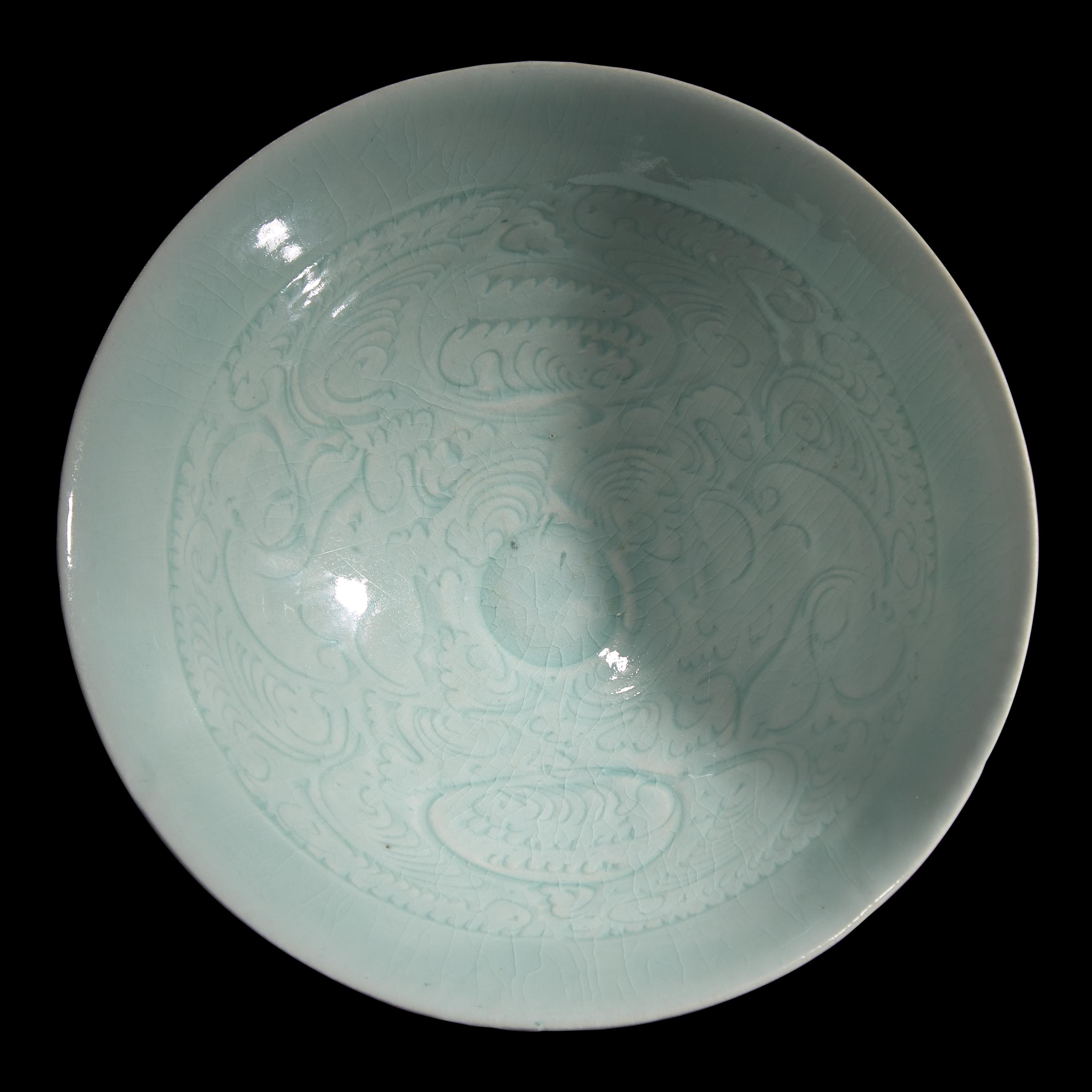 A Chinese Qingbai Incised "Boys" Bowl, Southern Song Dynasty 南宋 青白刻劃花盌