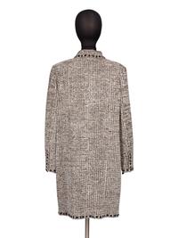 Chanel, Long Tweed Jacket with Snaps