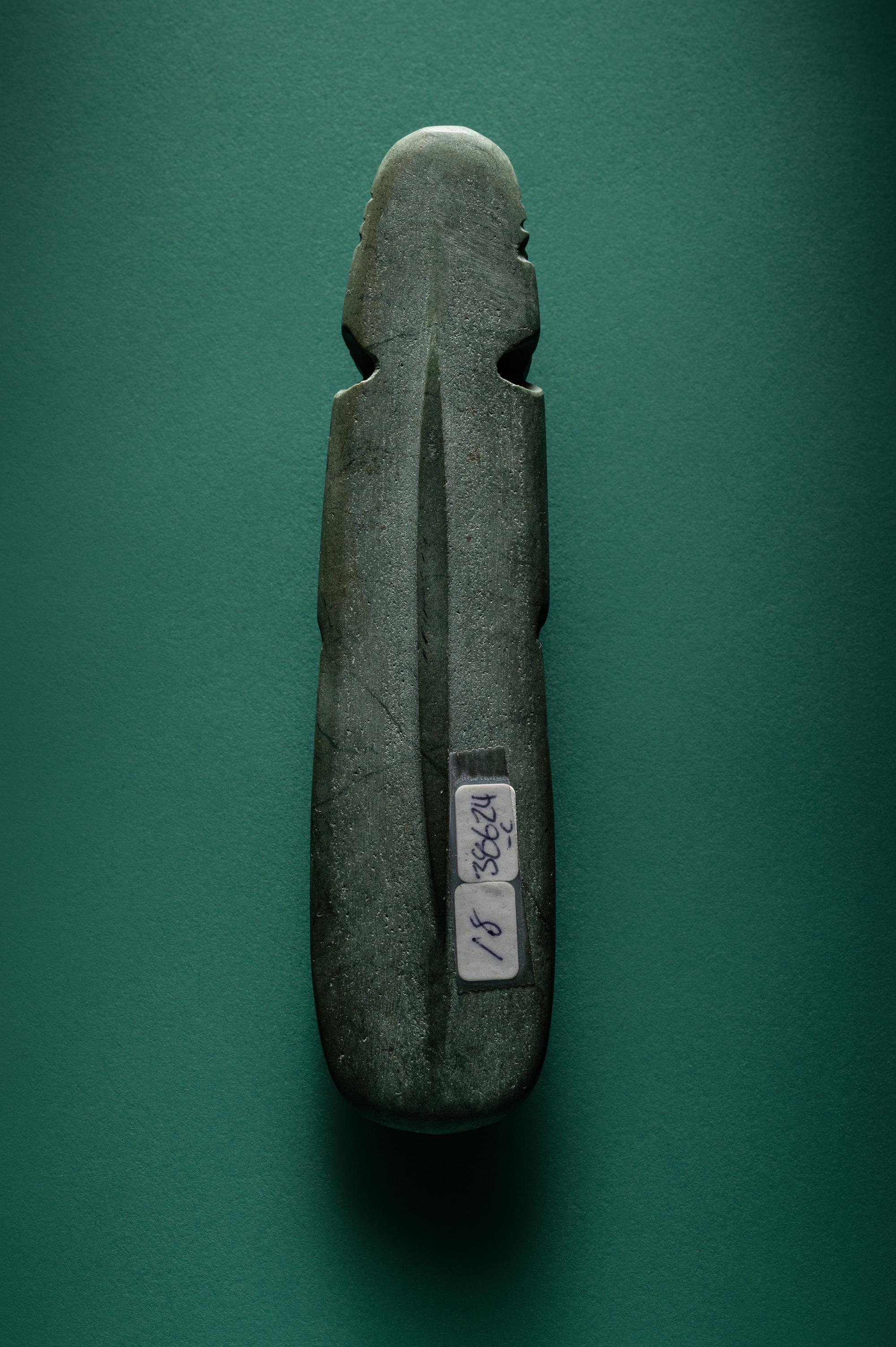 A Costa Rican Stone Axe-God Pendant