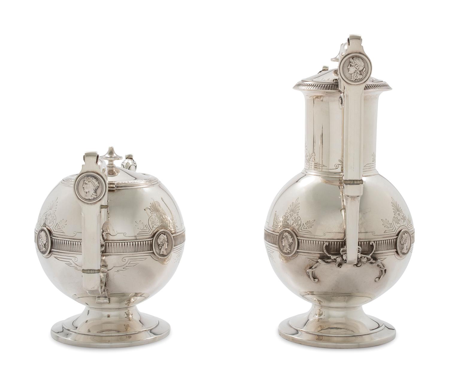 An American Silver Five-Piece Tea and Coffee Service