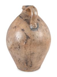 A Moore & Colvin Three Gallon Cobalt Decorated Stoneware Jug