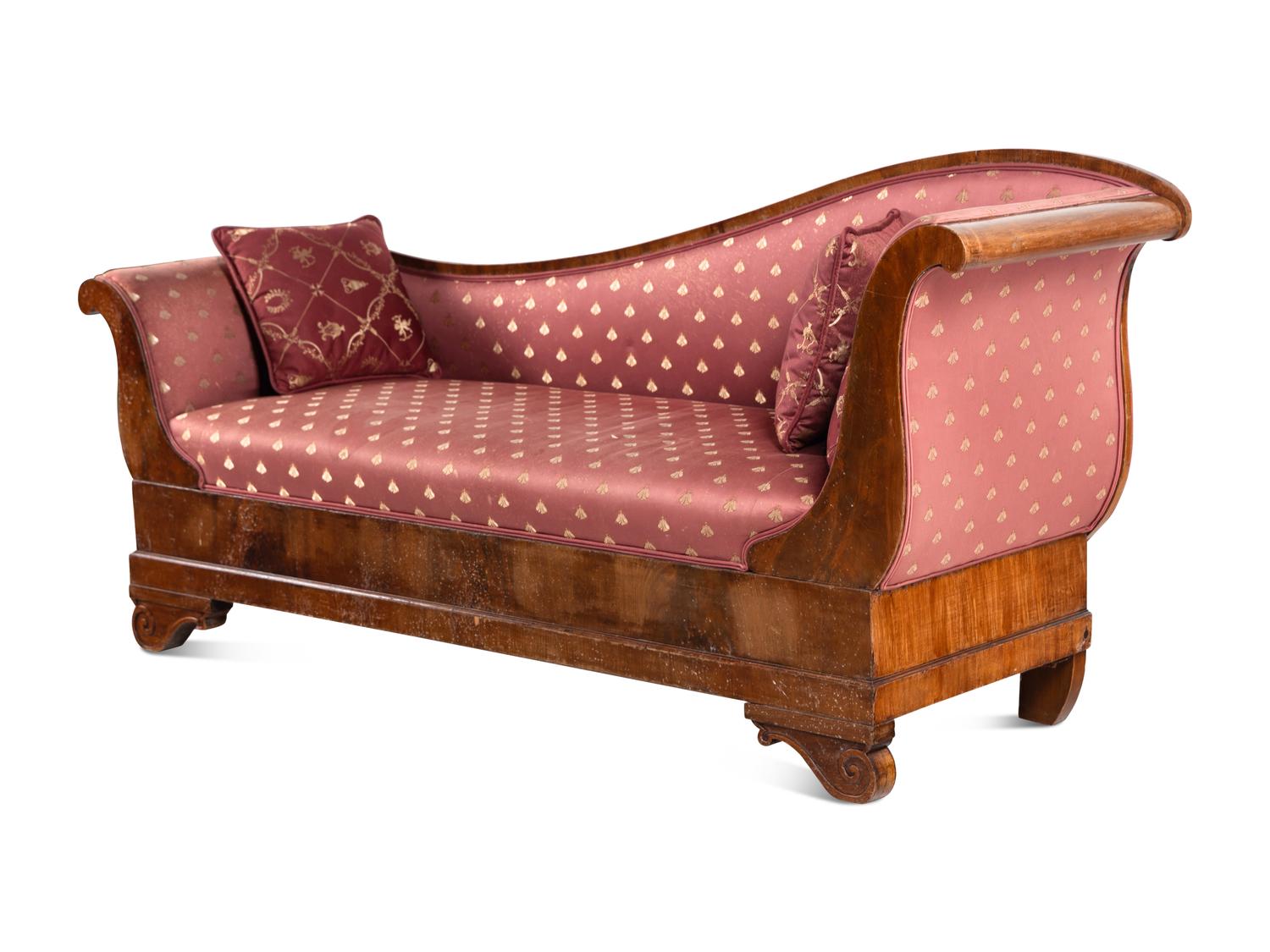 A Directoire Mahogany Méridienne