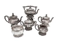 An American Silver Six-Piece Tea and Coffee Service