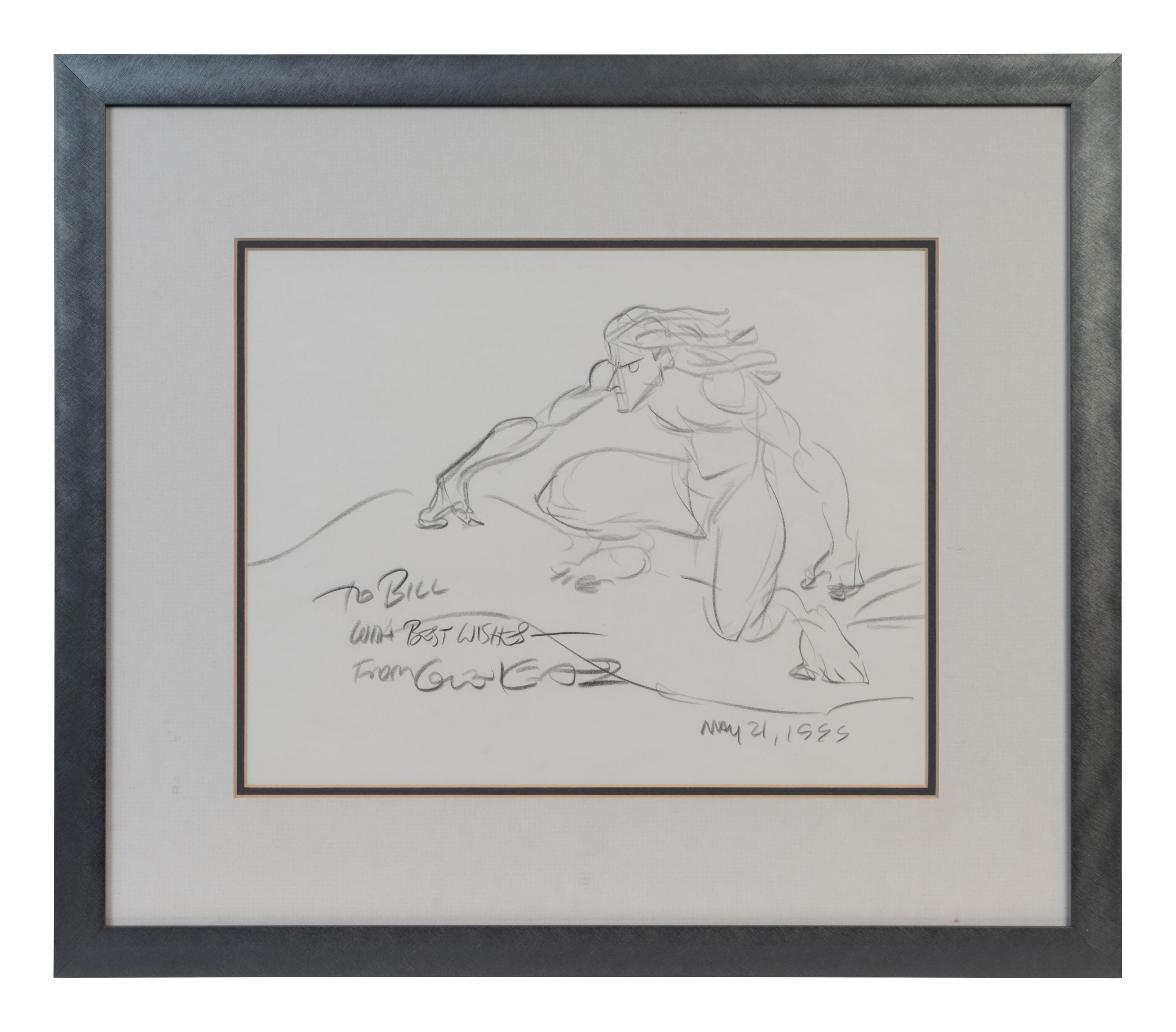 (Animation) A group of 6 works of original animation art, comprising: