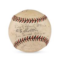 A 1932-33 Philadelphia Phillies Multi Signed Autograph Baseball (JSA Letter of Authenticity)