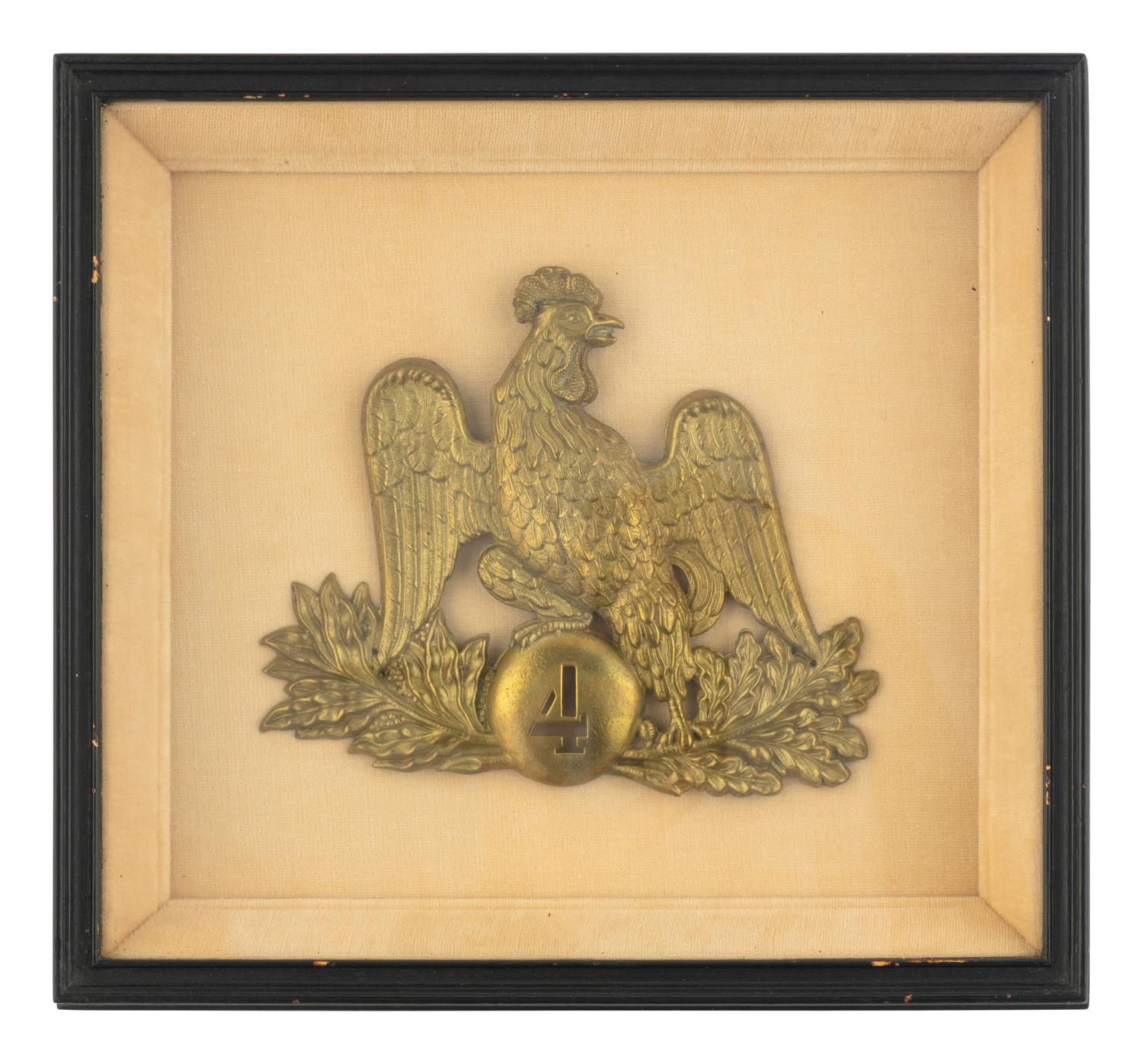 Two Framed Shako Badges
