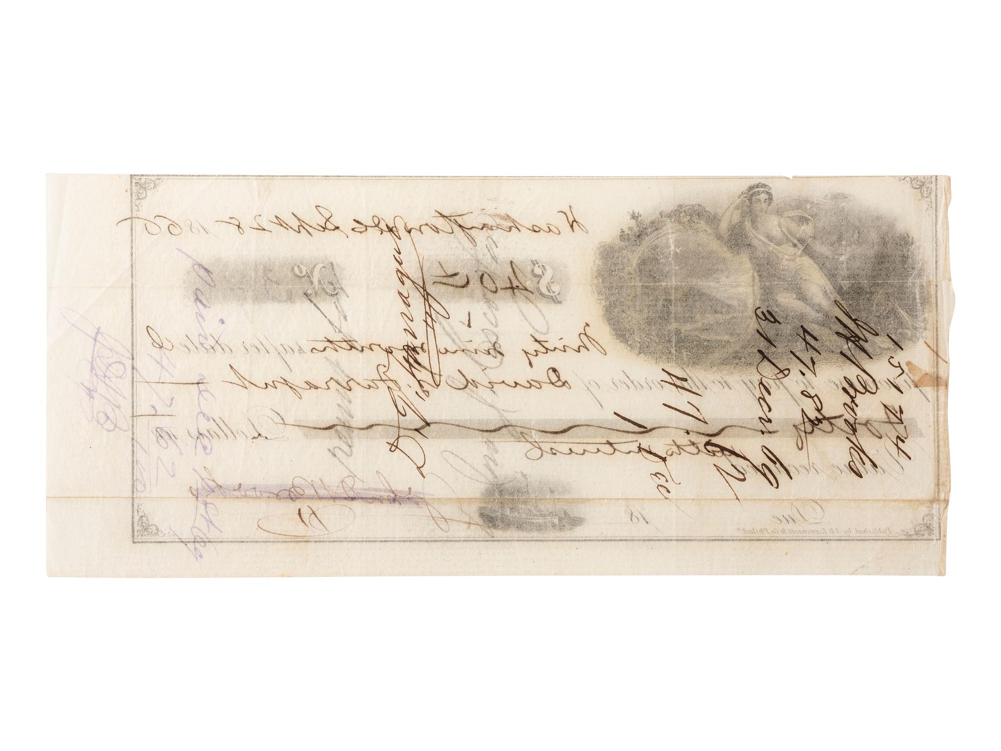 [CIVIL WAR]. Autographs from Civil War soldiers incl. Generals SHERMAN, MCCLELLAN, and BUTLER.