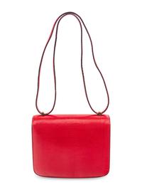 HERMÈS RED LIZARD CONSTANCE 18