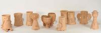 A Collection of Pottery Articles Diameter of largest 14 1/4 inches. — David Stewart