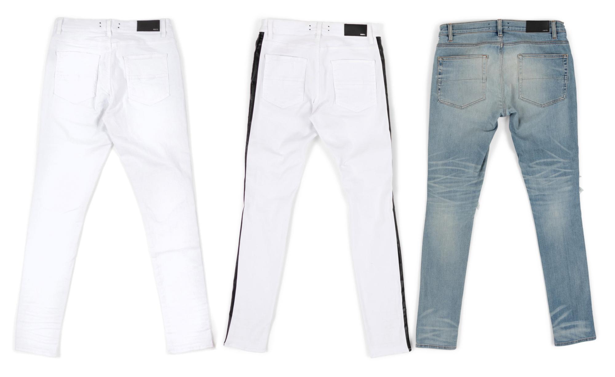 Three Pairs of Amiri Jeans: c. 2017 — BNY 10, 11, 199