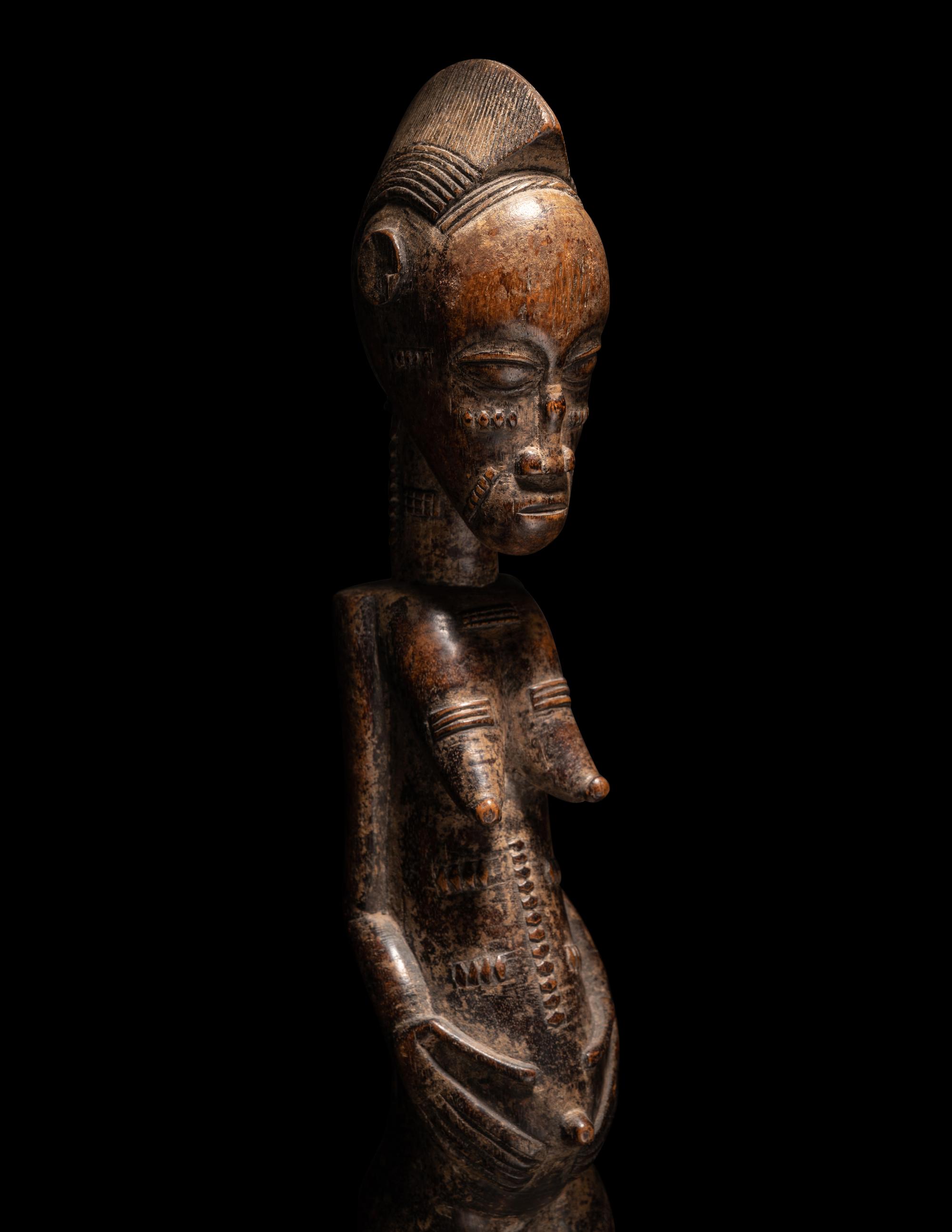 Four African Wood Figures