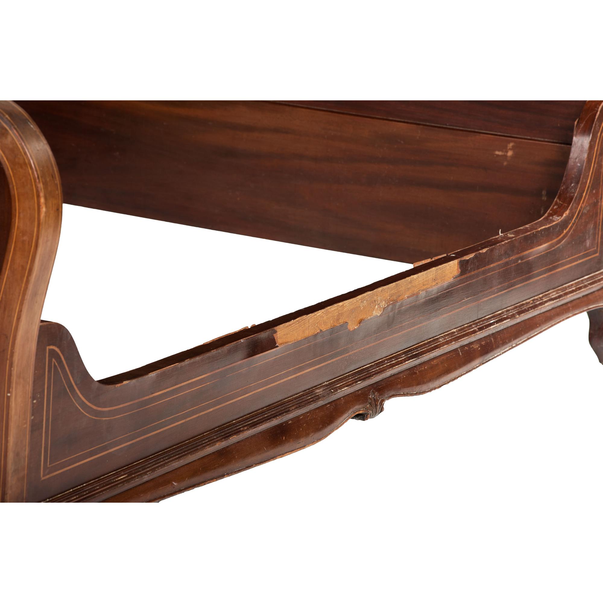An Aesthetic Movement Mahogany, Inlay and Mother of Pearl Bedroom Set from Katherine Graham's Estate