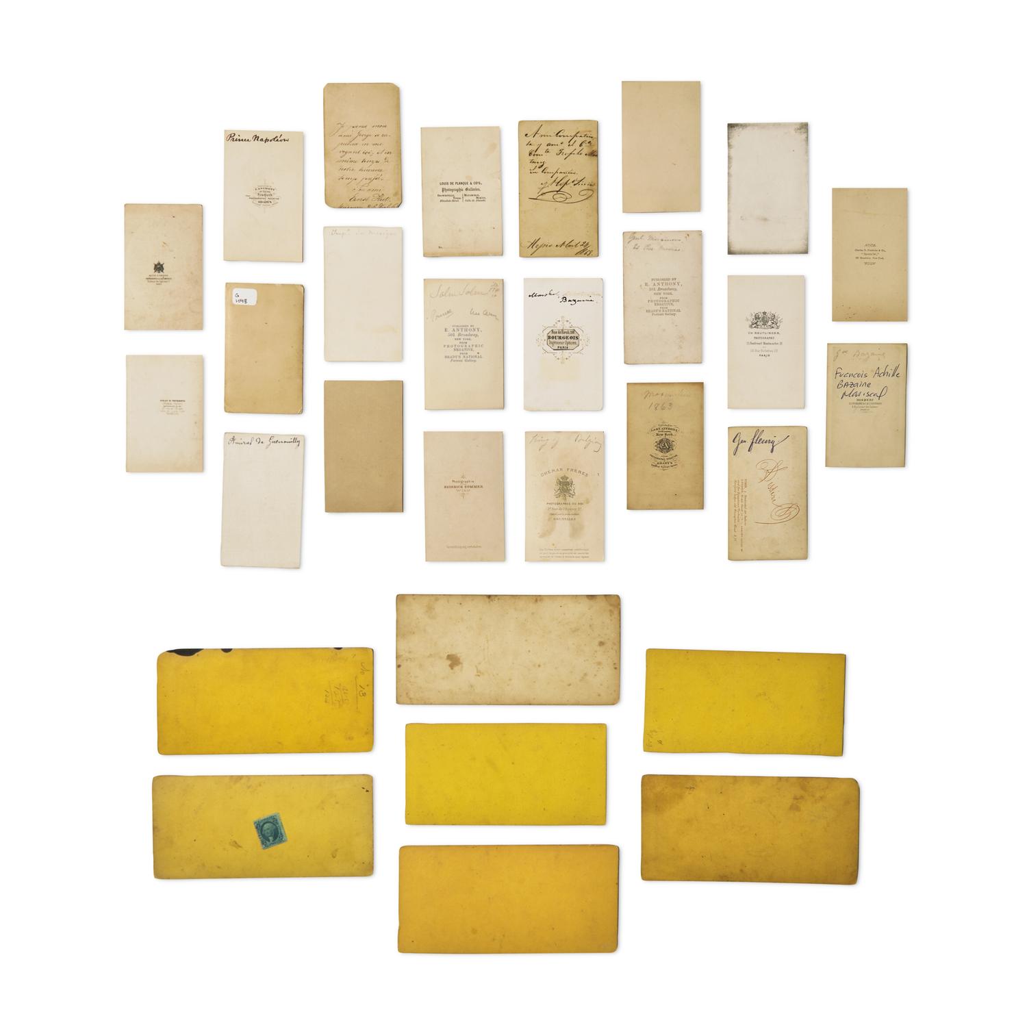 [Early Photography]. Second Mexican Empire, 29 CDVs and stereoviews documenting the rein of Maximilian I of Mexico.
