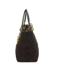 Christian Dior Lady Dior Suede Bag