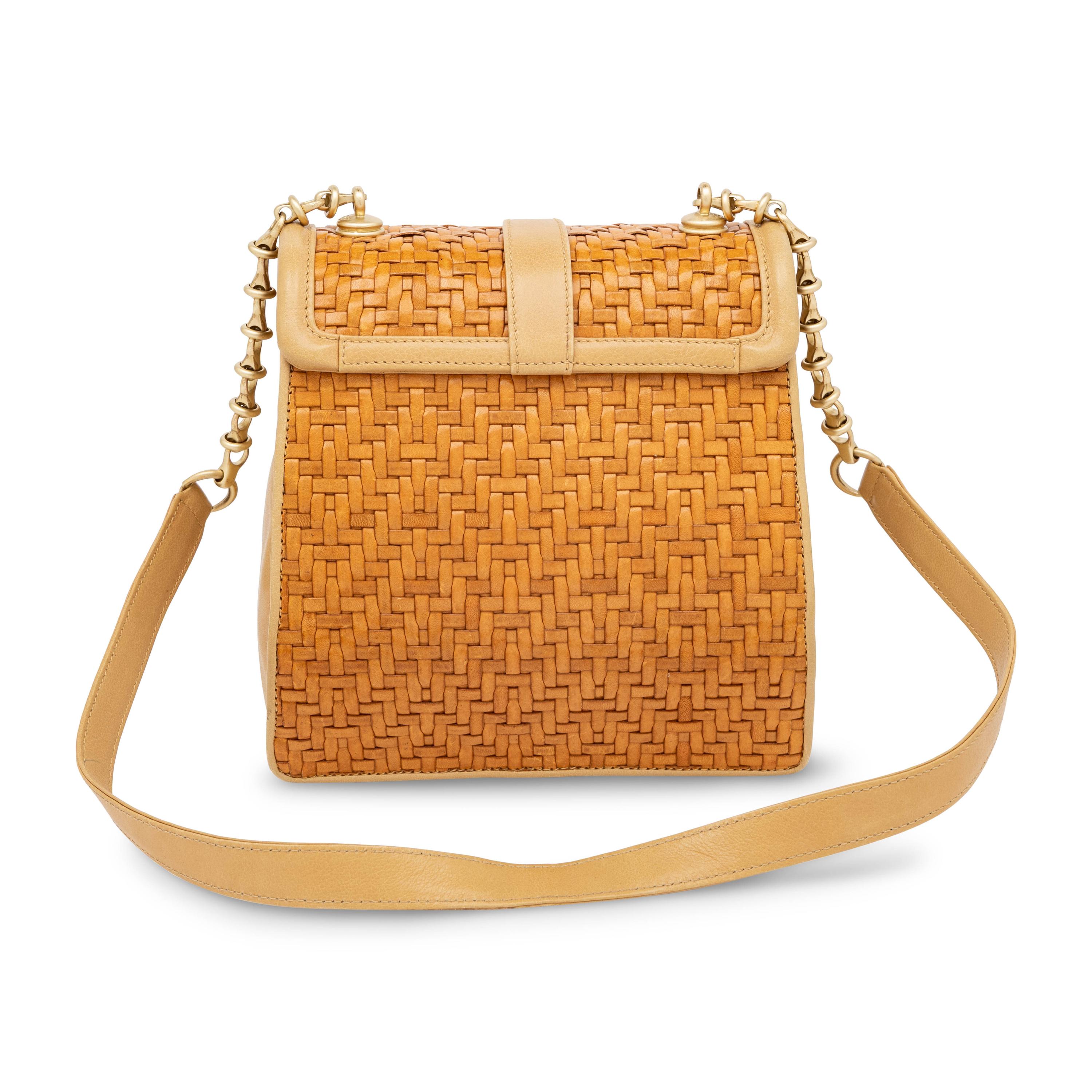 Kieselstein-Cord, Woven Leather Bag