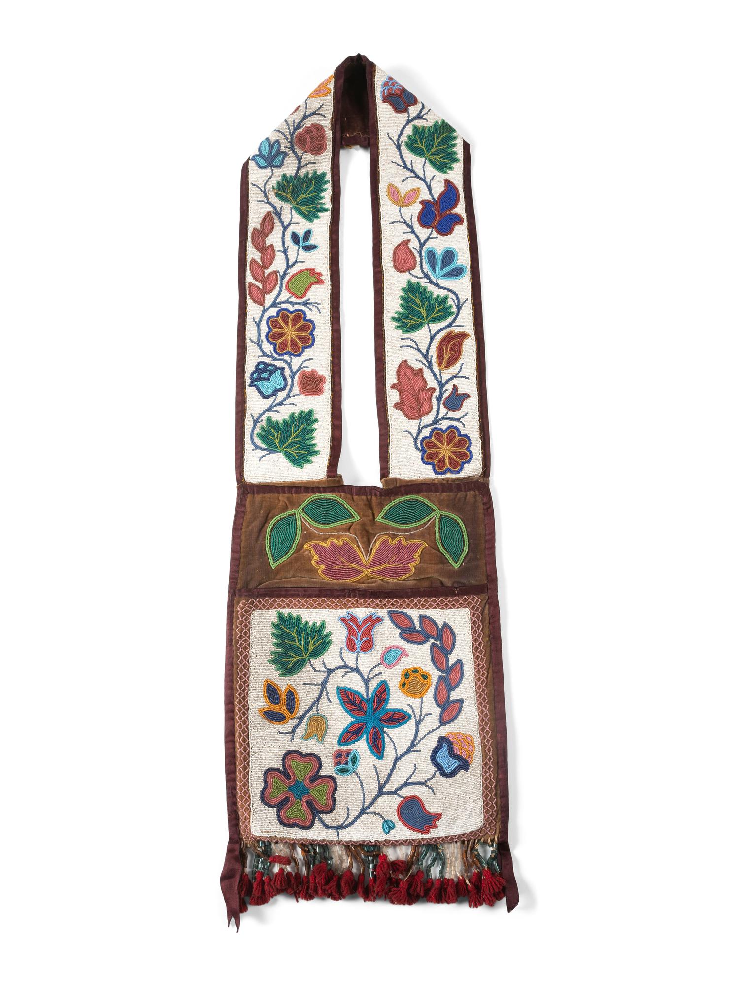 Anishinaabe Beaded Bandolier Bag