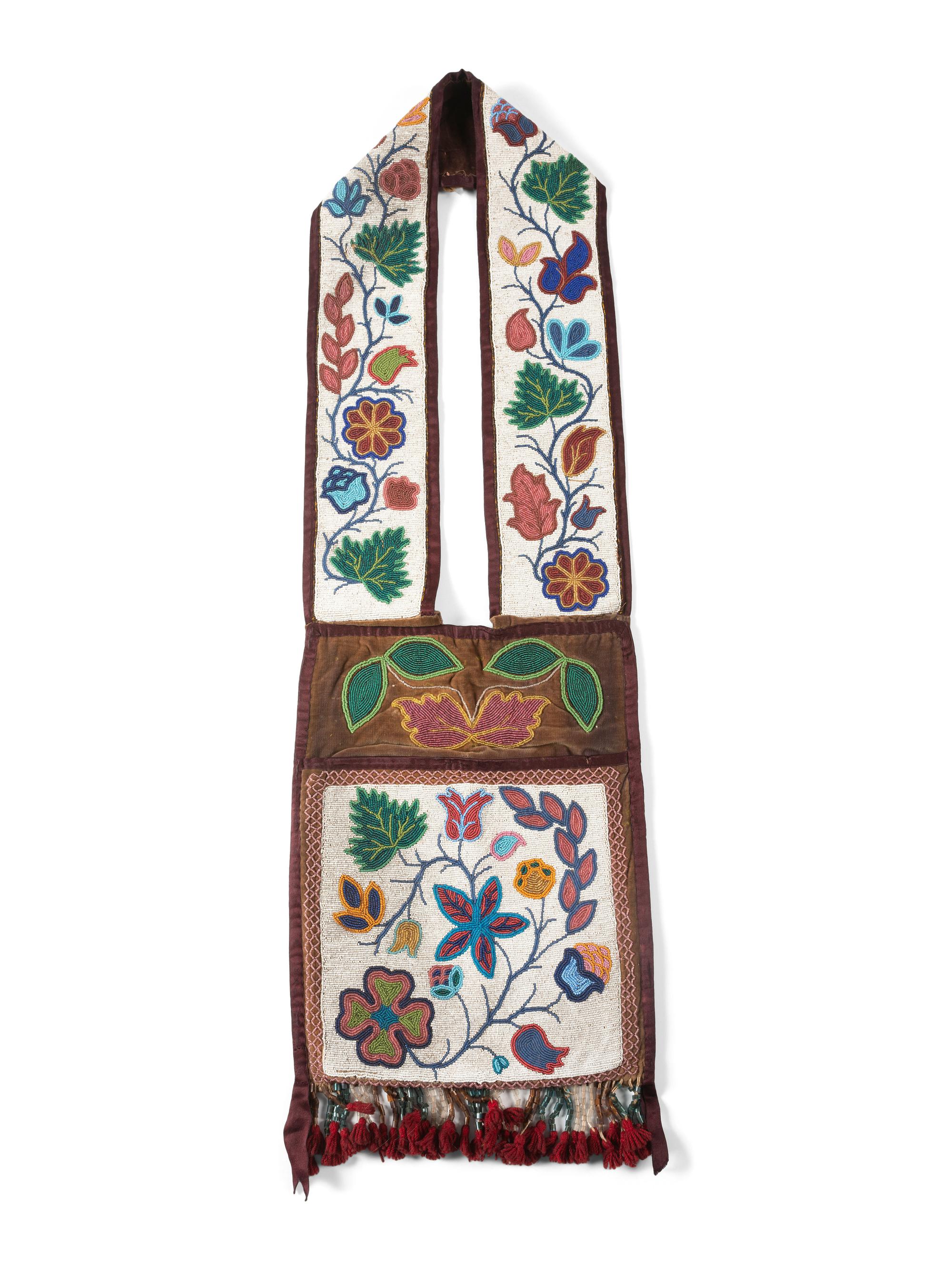 Anishinaabe Beaded Bandolier Bag
