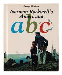 [ARTIST'S BOOK]. ROCKWELL, Norman (1894-1978), illustrator. -- MENDOZA, George. Norman Rockwell's Americana ABC. New York: Dell Publishing Co., Inc., 1975.