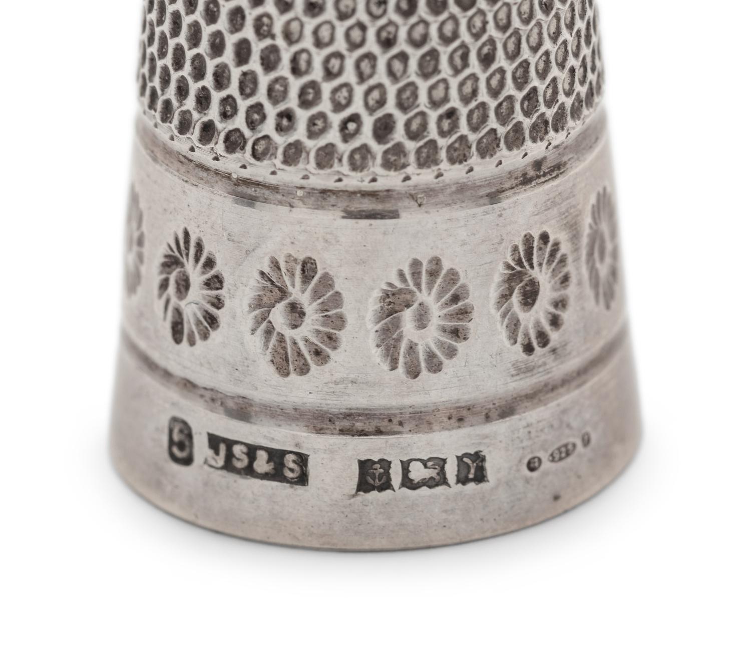 A Collection of Silver and Silvered Metal Thimbles