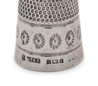 A Collection of Silver and Silvered Metal Thimbles