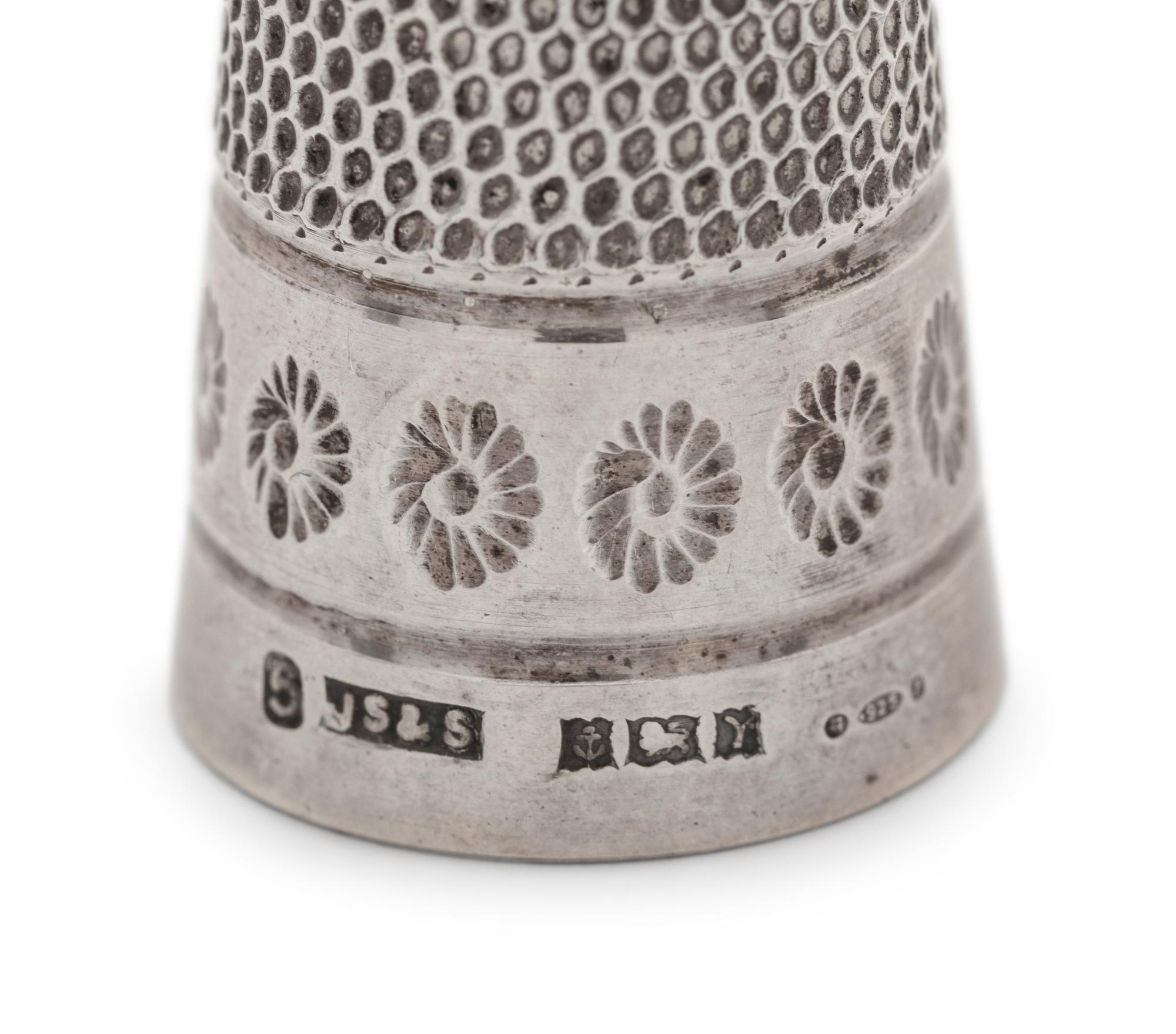 A Collection of Silver and Silvered Metal Thimbles