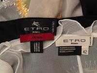 Two Etro Beaded Silk Blouses